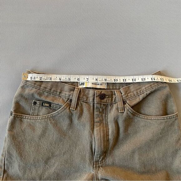 Vintage Lee Denim Jeans Regular Fit Beige Neutral Men’s Size 32x32 EUC - Picture 6 of 11